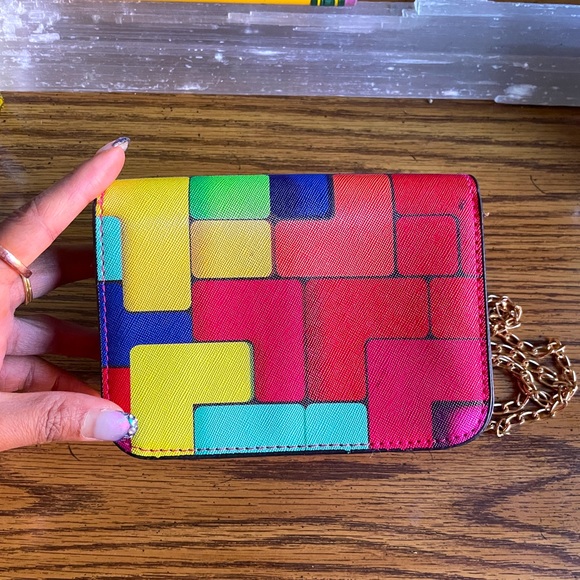 Mini Colorblock Purse - Picture 2 of 5